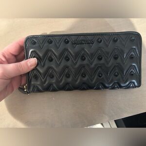 Never been used studded 100% authentic Valentino Wallet!